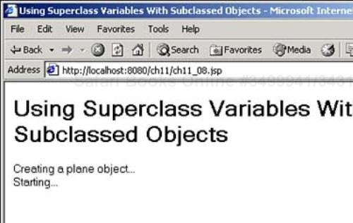 Assigning subclassed objects to superclass variables.