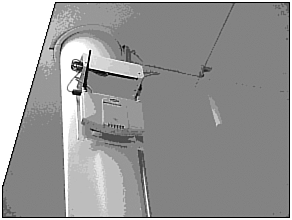 Access point and antennas found on a surveillance attack.