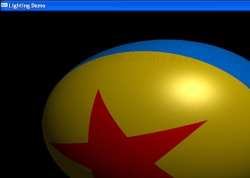 The toy ball shader describes a relatively complex shape.