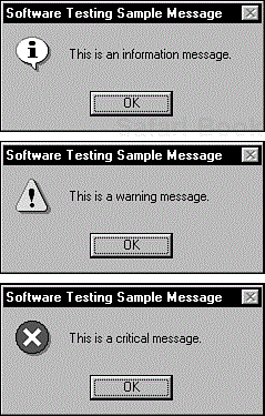 Did you ever notice that there are three different levels of messages in Windows? When and how to use each one is defined in the user interface standards for Windows.