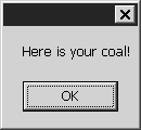 Successfully accessing coal.