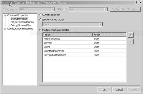 Startup project configuration.