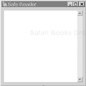 The design of the Safe Reader RSS aggregator’s main window.