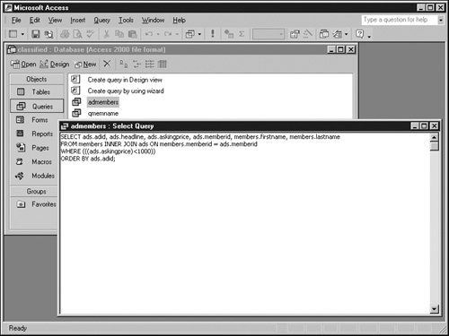 SQL Concepts and Syntax