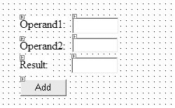 Web Form control arrangement