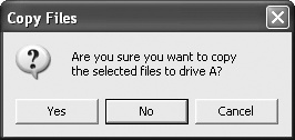 This is the dialog box that’s displayed when you run the script.