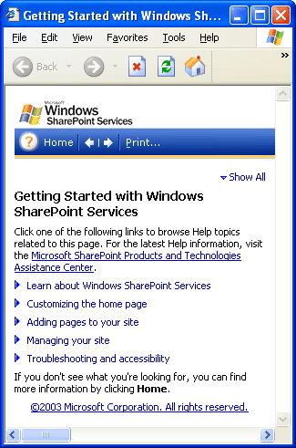Navigating the Home Page and the SharePoint Site