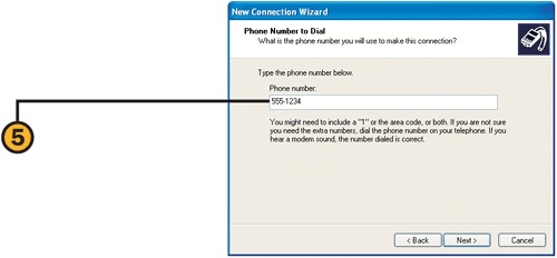 Create the Dial-Up Connection