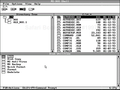 Disk Utilities program items.