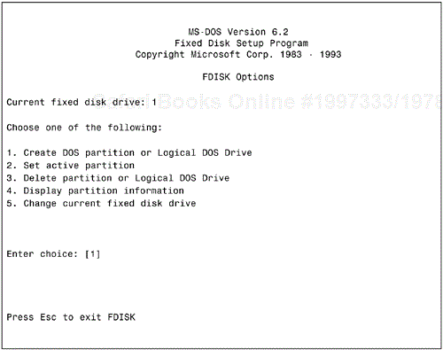 FDISK partitions your hard disk so that DOS can use it efficiently.