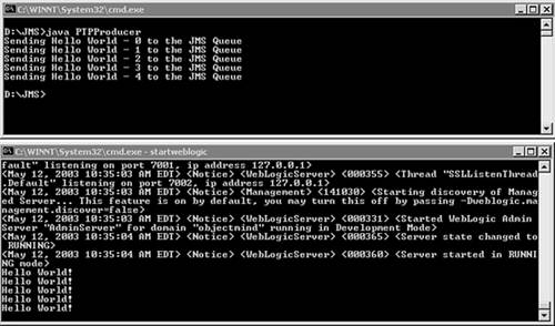 Testing the operation of a session pool.