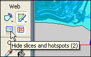 Hide or show image slices by using the Hide or Show Slices buttons.