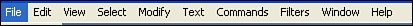 The menu bar is home to dozens of robust commands.