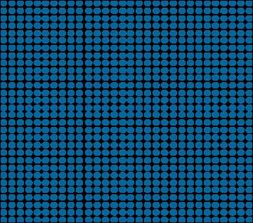 Diagram of the pixels in a 30×30 square.