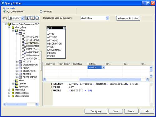 You can further limit the SQL query by using variables.