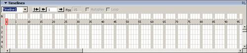 The Timelines panel enables you to animate your layers.