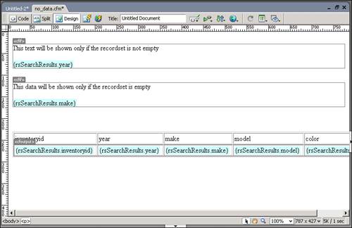 Columns have been removed from the table to streamline the user’s view.