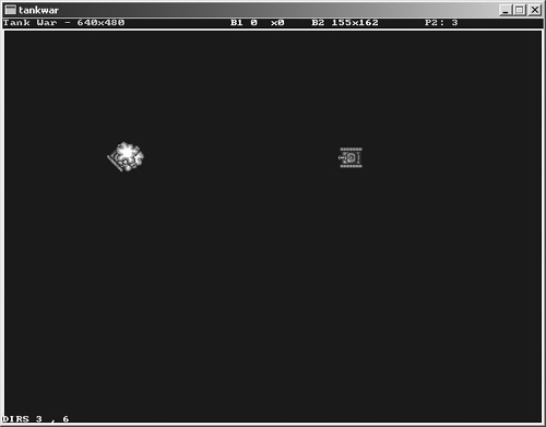 Tank War now features bitmap-based sprites.