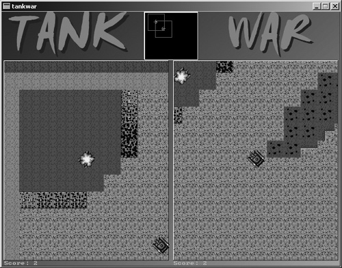 Support for Mappy levels gives Tank War a lot of new potential, as anyone can create a custom battlefield for the game.