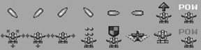 A collection of high-quality power-ups and bullets. Courtesy of Ari Feldman.