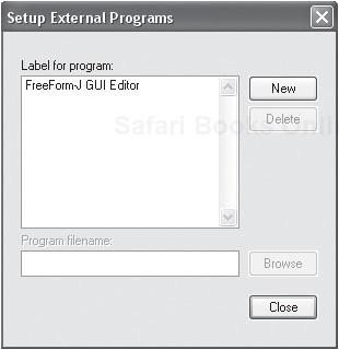 Adding entries to external programs under the Just BASIC Run menu.