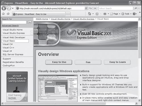 Microsoft Visual Basic 2005 Express Edition is a free version of Visual Basic designed to attract beginner programmers.