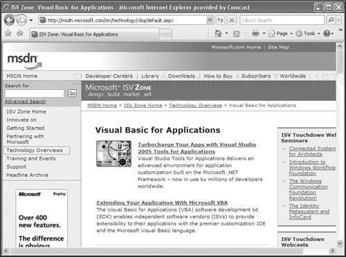 Visual Basic for Applications is integrated into numerous Windows applications.