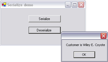 Serializing .NET classes.