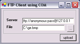 FTP client using COM.