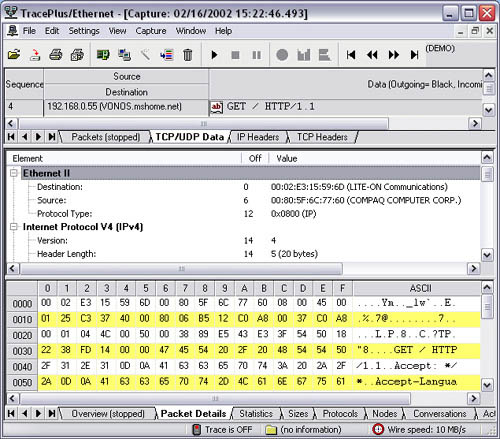 TracePlus utility.