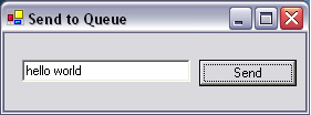 Basic MSMQ application.