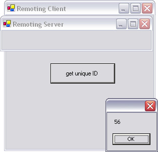 Remoting Client and remoting Server.