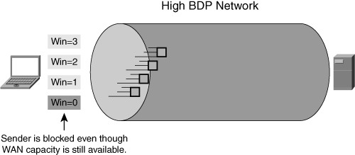 Window Exhaustion in High BDP Networks