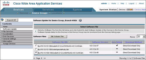 Device Group Software Update