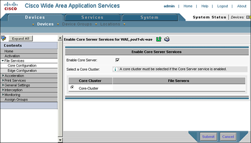 Enabling Core Services