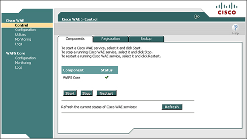 Controlling CIFS Acceleration Services