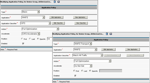 CIFS Acceleration Policies