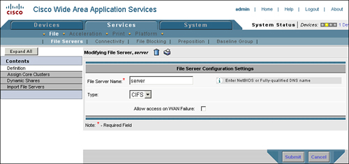 Defining a File Server