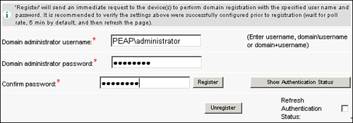 Joining a Windows Domain from Central Manager