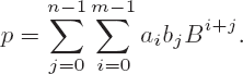 Calculations for multiplication