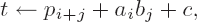 Calculations for multiplication