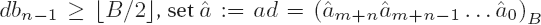 Calculational schema for division