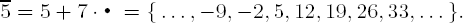 Modular Arithmetic: Calculating with Residue Classes