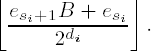 Numbers of multiplications for typical sizes of exponents and various bases 2k