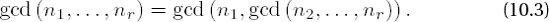 Greatest Common Divisor