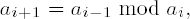 Multiplicative Inverse in Residue Class Rings