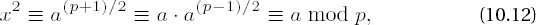 Square Roots Modulo pk