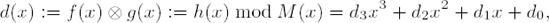 Logarithms to base g(x) = x + 1 (e.g., logg(x) 2 = 25 = 19 in hexadecimal, logg(x) 255 = 7).