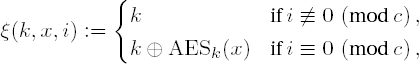 The AES Generator