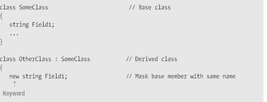 Hiding Members of a Base Class